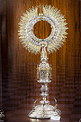 Custodia de la Octava - Plata y pedrerías (Sala del Tesoro - Museo de la Santa Iglesia Catedral)