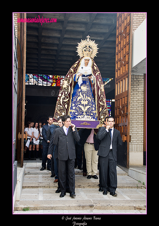 Traslado de María Santísima de la O a la Capilla del Colegio de la Compañia de María (30 de mayo de 2012)
