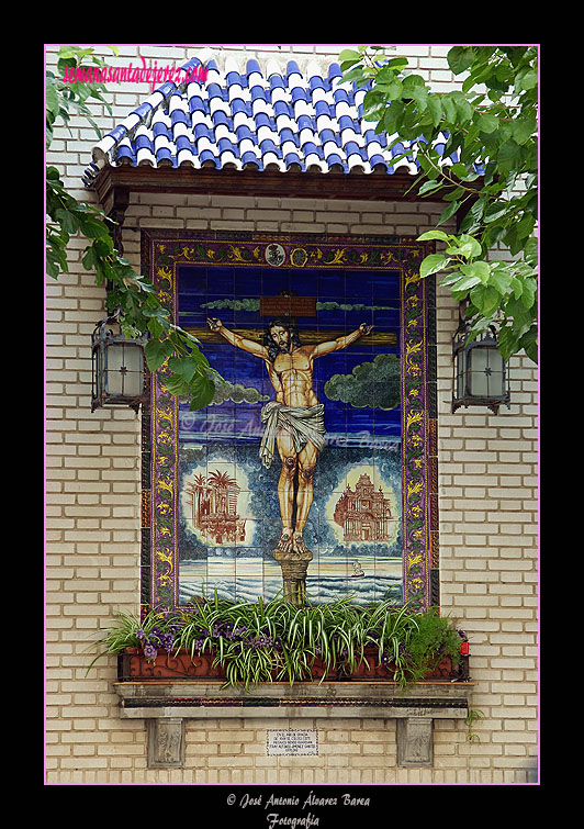 Azulejo del Santísimo Cristo de la Defensión (Convento de Capuchinos)