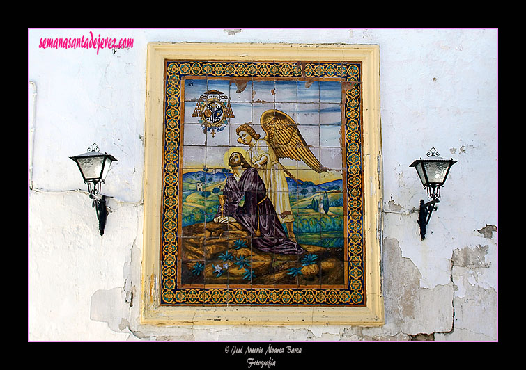 Retablo cerámico de Nuestro Padre Jesús Orando en el Huerto (Convento de Santo Domingo)