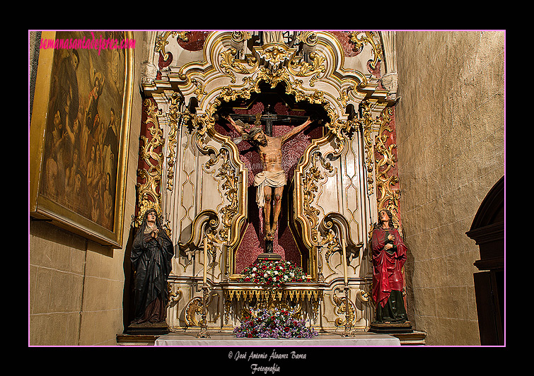 Cuerpo principal del retablo del Cristo de la Salud (Iglesia Conventual Dominica de Santo Domingo)