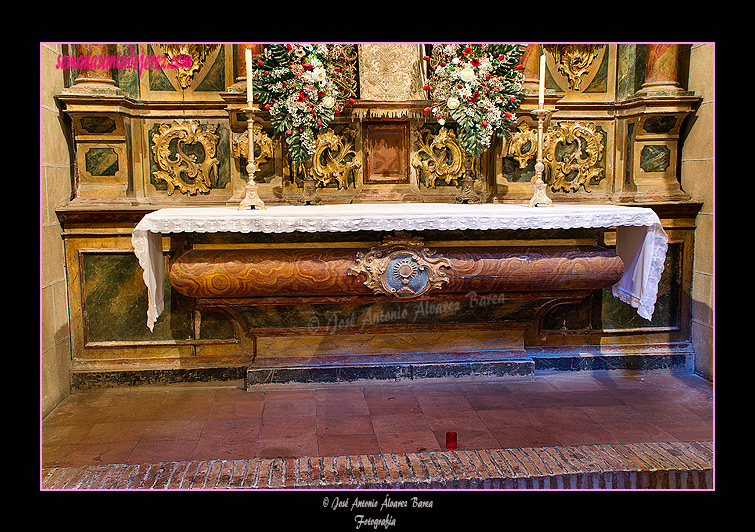 Mesa del Altar del Cristo de la Salud (Iglesia Conventual Dominica de Santo Domingo)