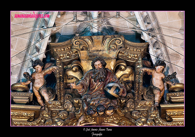 Escultura de Dios Padre (Retablo Mayor - Iglesia Conventual Dominica de Santo Domingo)