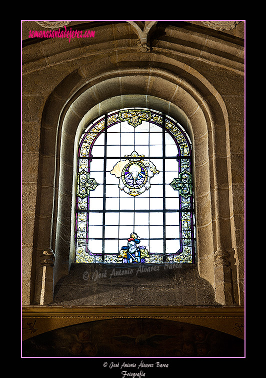 Vidriera (Capilla de los Cuenca - Iglesia Conventual Dominica de Santo Domingo)