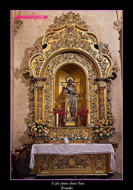 Retablo de San Martín de Porres (Iglesia Conventual Dominica de Santo Domingo)