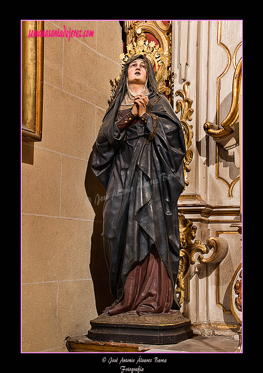 Dolorosa (Retablo del Cristo de la Salud - Iglesia Conventual Dominica de Santo Domingo)