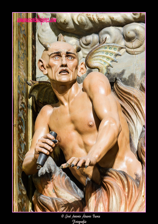 Demonio (La Batalla de los Ángeles - Retablo Mayor de la Iglesia de San Miguel)