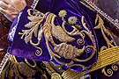 Detalle de los bordados del túnico de Nuestro Padre Jesús Nazareno