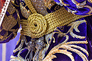 Detalle de los bordados del túnico de Nuestro Padre Jesús Nazareno