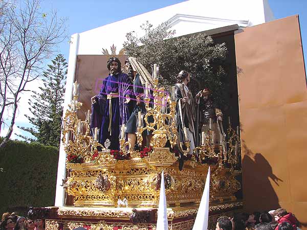 Paso de Misterio del Santísimo Cristo de la Clemencia en la Traición de Judas