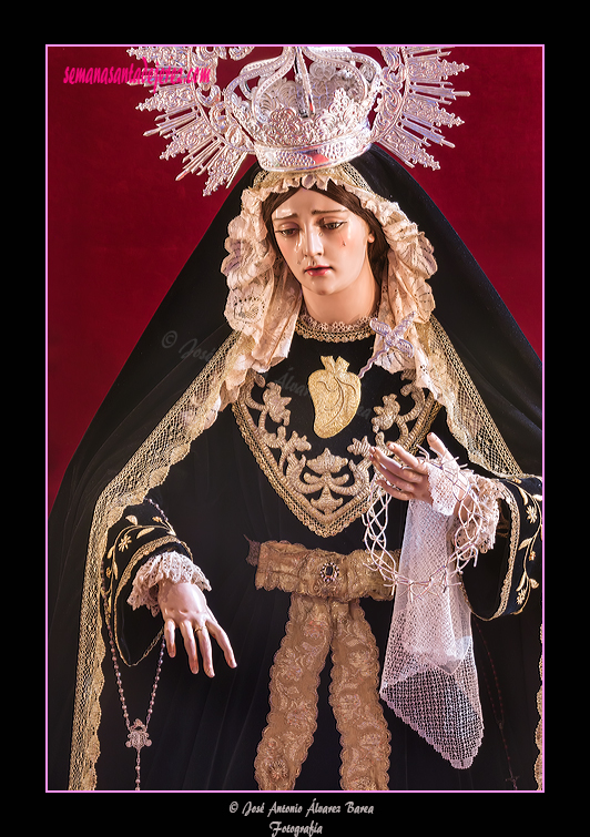 Angustia de María, Madre de la Iglesia