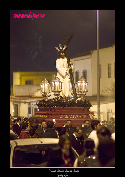 Traslado de Nuestro Padre Jesús de la Salud a la Santa Iglesia Catedral con motivo de la erección canónica como Hermandad de Penitencia (11 de enero de 2013)