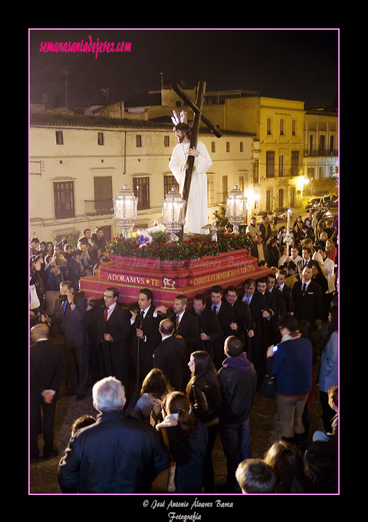 Traslado de Nuestro Padre Jesús de la Salud a la Santa Iglesia Catedral con motivo de la erección canónica como Hermandad de Penitencia (11 de enero de 2013)