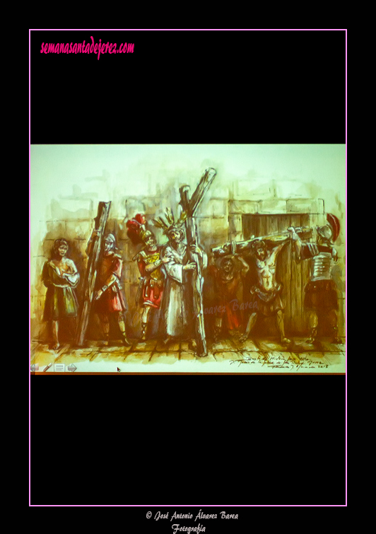 Presentación del boceto del Misterio de Nuestro Padre Jesús de la Salud (25 de enero de 2013)