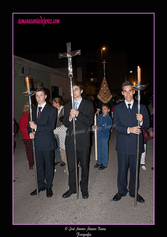 Cruz de guía de la Agrupación Parroquial de Nuestro Padre Jesús de la Salud