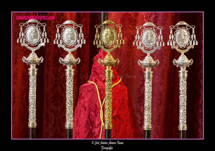 Varas de la Hermandad de Nuestro Padre Jesús de la Salud
