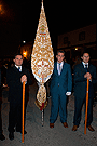 Presidencia del Estandarte de la Agrupación Parroquial de la Aparición de Jesús Resucitado a María Magdalena en la procesión de la Agrupación de la Aparación a María Magdalena