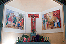 Altar principal de la Iglesia Parroquial de San Rafael y San Gabriel