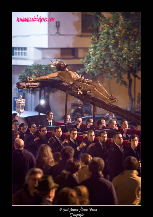 Traslado del Santísimo Cristo de la Sed a la Santa Iglesia Catedral con motivo de la erección canónica como Hermandad de Penitencia (11 de enero de 2013)