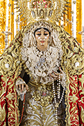 Besamanos de María Santísima de la O (Iglesia de los Santos Mártires Ciriaco y Paula) (Málaga). 15 de diciembre de 2013