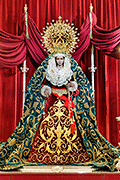 Besamanos de María Santísima de la O (Iglesia de los Santos Mártires Ciriaco y Paula) (Málaga). 15 de diciembre de 2013
