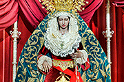 Besamanos de María Santísima de la O (Iglesia de los Santos Mártires Ciriaco y Paula) (Málaga). 15 de diciembre de 2013