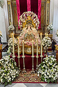 Exposición al Culto de Nuestra Señora de la Dormición (Convento de Santa Rosalía - Sevilla). 15 de agosto de 2014