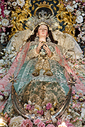 Exposición al Culto de Nuestra Señora de la Dormición (Convento de Santa Rosalía - Sevilla). 15 de agosto de 2014