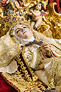 Exposición al Culto de Nuestra Señora del Tránsito (Convento del Pozo Santo - Sevilla). 15 de agosto de 2014