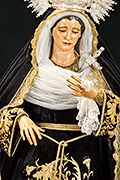 Besamanos de la María Santísima de las Tristezas (Capilla del Dulce Nombre de Jesús - Sevilla). 8 de diciembre de 2013