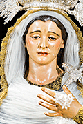 Besamanos de la María Santísima de las Tristezas (Capilla del Dulce Nombre de Jesús - Sevilla). 8 de diciembre de 2013