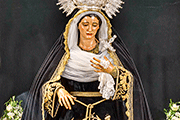 Besamanos de la María Santísima de las Tristezas (Capilla del Dulce Nombre de Jesús - Sevilla). 8 de diciembre de 2013