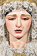 Besamanos de Nuestra Señora de los Ángeles (Capilla de Nuestra Señora de los Ángeles - Sevilla). 8 de diciembre de 2013