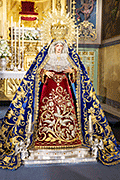 Besamanos de Nuestra Señora de los Ángeles (Capilla de Nuestra Señora de los Ángeles - Sevilla). 8 de diciembre de 2013