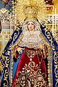 Besamanos de Nuestra Señora de los Ángeles (Capilla de Nuestra Señora de los Ángeles - Sevilla). 8 de diciembre de 2013