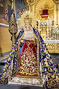 Besamanos de Nuestra Señora de los Ángeles (Capilla de Nuestra Señora de los Ángeles - Sevilla). 8 de diciembre de 2013