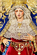 Besamanos de Nuestra Señora de los Ángeles (Capilla de Nuestra Señora de los Ángeles - Sevilla). 8 de diciembre de 2013