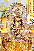 Besamanos de la Inmaculada Pura y Limpia Virgen María Coronada (Pura y Limpia del Postigo del Aceite) (Convento de la Encarnación - Sevilla). 8 de diciembre de 2013