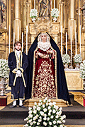 Besamanos de Nuestra Señora de las Penas (Iglesia de San Andrés - Sevilla). 8 de diciembre de 2013