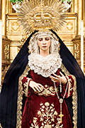 Besamanos de Nuestra Señora de las Penas (Iglesia de San Andrés - Sevilla). 8 de diciembre de 2013