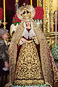 Besamanos de Nuestra Señora del Socorro (Iglesia Colegial del Divino Salvador - Sevilla). 8 de diciembre de 2013