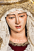 Besamanos de Nuestra Señora del Socorro (Iglesia Colegial del Divino Salvador - Sevilla). 8 de diciembre de 2013