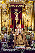 Besamanos de Nuestra Señora del Socorro (Iglesia Colegial del Divino Salvador - Sevilla). 8 de diciembre de 2013