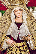 Besamanos de Nuestra Señora del Socorro (Iglesia Colegial del Divino Salvador - Sevilla). 8 de diciembre de 2013