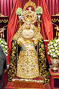 Besamanos de Madre de Dios de la Palma (Iglesia de San Pedro - Sevilla). 8 de diciembre de 2013