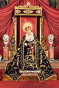 Besamanos de Nuestra Señora del Subterráneo (Iglesia de Los Terceros - Sevilla). 8 de diciembre de 2013