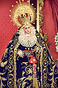 Besamanos de Nuestra Señora del Subterráneo (Iglesia de Los Terceros - Sevilla). 8 de diciembre de 2013
