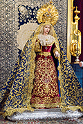 Besamanos de Nuestra Señora del Subterráneo (Iglesia de Los Terceros - Sevilla). 8 de diciembre de 2013
