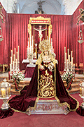 Besamanos de Nuestra Señora del Subterráneo (Iglesia de Los Terceros - Sevilla). 8 de diciembre de 2013