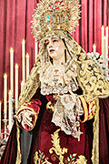 Besamanos de Nuestra Señora del Subterráneo (Iglesia de Los Terceros - Sevilla). 8 de diciembre de 2013